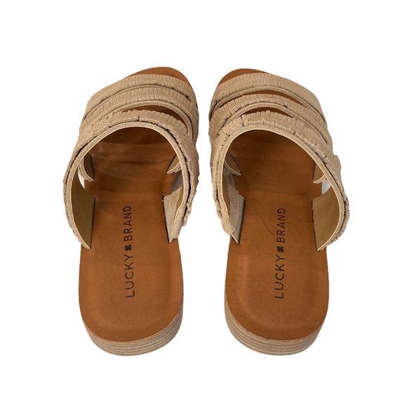 Lucky Brand Fringe Sandals - Picture 3 of 6